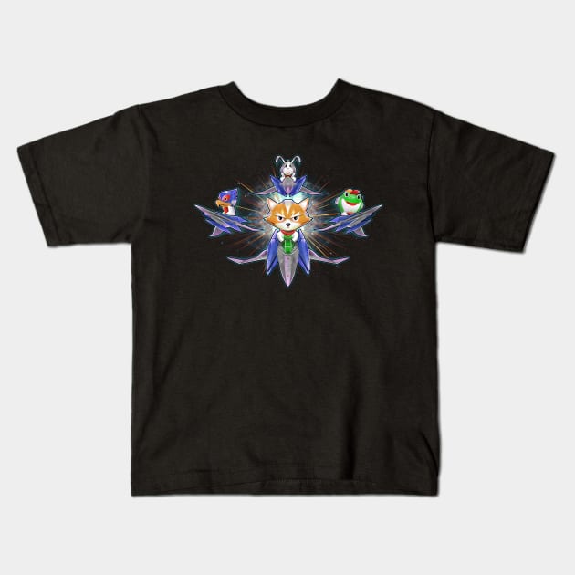 Star Fox Lylat Babies Kids T-Shirt by barrettbiggers